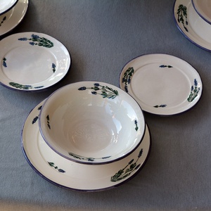 Levendulás étkészlet - otthon & életmód - konyhafelszerelés, tálalás - tálalás - tányér & étkészlet - Meska.hu