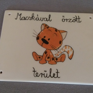 cicás tábla, , Kerámia, Festett tárgyak, MESKA