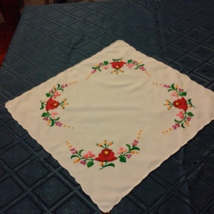 Kalocsai terítő 40x40 2  - otthon & életmód - konyhafelszerelés, tálalás - tálalás - terítő - Meska.hu