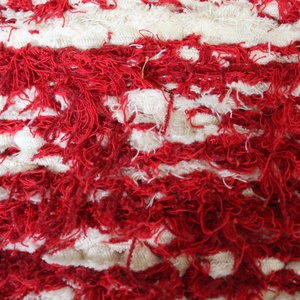 Natúr-piros modern rongyszőnyeg NSZ-01 - otthon & életmód - lakástextil - szőnyeg - szövött szőnyeg - Meska.hu