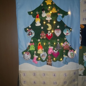 Adventi naptár delux kivitel - karácsony - adventi díszek - adventi naptár - Meska.hu