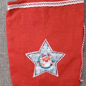 Mikulás tasak - karácsony - mikulás - mikulás zsák - Meska.hu