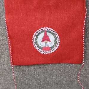 Mikulás tasak, Karácsony, Mikulás, Mikulás zsák, Varrás, MESKA