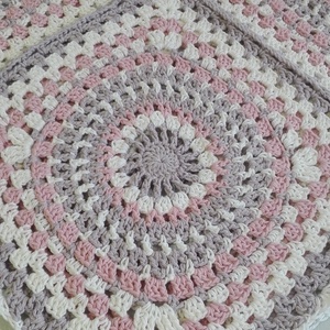 Pasztell színek: horgolt kislány poncsó -  - Meska.hu