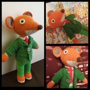 Horgolt Geronimo Stilton -  - Meska.hu