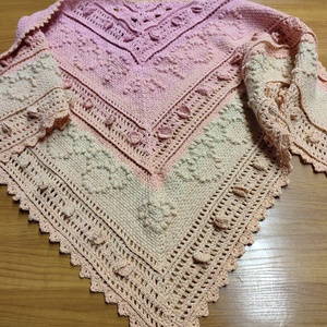 Mickey egér: Horgolt kendő  - ruha & divat - sál, sapka, kendő - vállkendő - Meska.hu