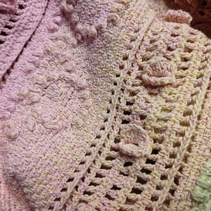 Mickey egér: Horgolt kendő  - ruha & divat - sál, sapka, kendő - vállkendő - Meska.hu