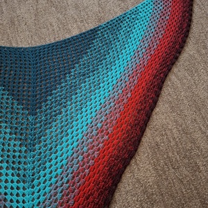 Vidámság: Horgolt csipke mintás kendő - ruha & divat - sál, sapka, kendő - vállkendő - Meska.hu