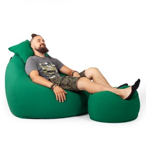 Zöld ALL IN XXL Babzsákfotel Garnitúra, , , MESKA