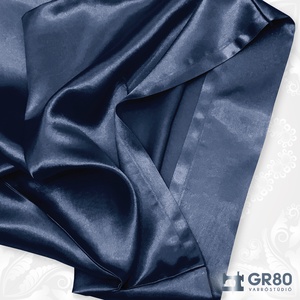 Selyem párnahuzat - SÖTÉTKÉK szatén ágyneműhuzat - otthon & életmód - lakástextil - ágynemű - Meska.hu