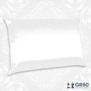 Selyem párnahuzat - HÓFEHÉR szatén ágyneműhuzat - otthon & életmód - lakástextil - ágynemű - Meska.hu