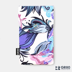 Papírzsepi tartó patent zárral. 100% pamut, türkiz - táska & tok - pénztárca & más tok - zsebkendőtartó tok - Meska.hu