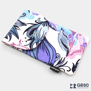 Papírzsepi tartó patent zárral. 100% pamut, türkiz, Táska & Tok, Pénztárca & Más tok, Zsebkendőtartó tok, Varrás, MESKA