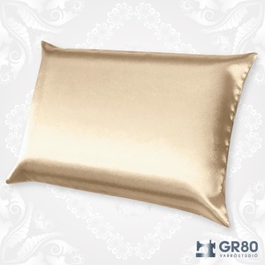Selyem párnahuzat - ARANY szatén ágyneműhuzat - Meska.hu