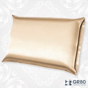 Selyem párnahuzat - ARANY szatén ágyneműhuzat - otthon & életmód - lakástextil - párna & párnahuzat - díszpárnahuzat - Meska.hu
