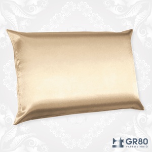 Selyem párnahuzat - ARANY szatén ágyneműhuzat - otthon & életmód - lakástextil - párna & párnahuzat - díszpárnahuzat - Meska.hu