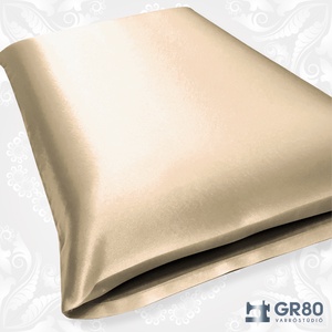 Selyem párnahuzat - ARANY szatén ágyneműhuzat - otthon & életmód - lakástextil - párna & párnahuzat - díszpárnahuzat - Meska.hu