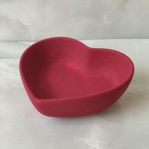 Kis szív tálka - vörösbor, Otthon & Életmód, Dekoráció, Asztal és polc dekoráció, Dekorációs tál, tartó, , MESKA