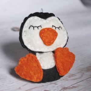 Filc pingvin dísz - Meska.hu