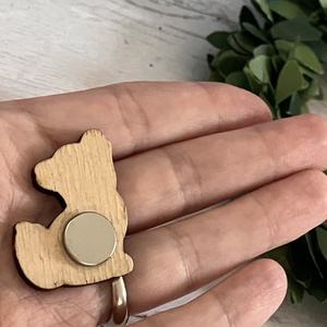 Fa farkas hűtőmágnes - otthon & életmód - konyhafelszerelés, tálalás - konyhai dekoráció - hűtőmágnes - Meska.hu