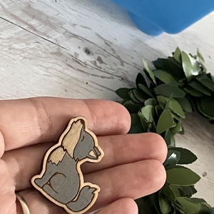 Fa farkas hűtőmágnes - otthon & életmód - konyhafelszerelés, tálalás - konyhai dekoráció - hűtőmágnes - Meska.hu