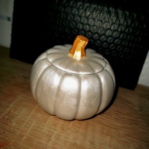 Tök kerámia mécses  - művészet - szobor - kerámia - Meska.hu