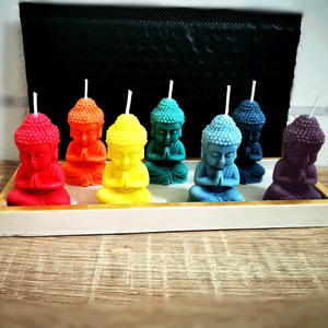 Aromaterápiás 7 csakra Buddha összeállítás - otthon & életmód - gyertya, illat, aroma - aromalámpa - Meska.hu
