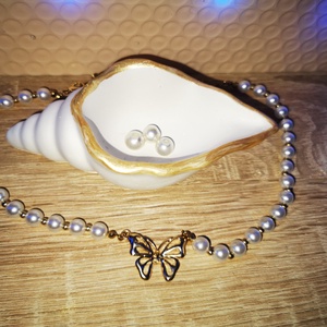 Kagyló kerámia  - művészet - szobor - kerámia - Meska.hu