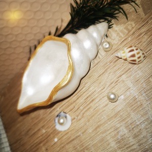 Kagyló kerámia , Művészet, Szobor, Kerámia, Festett tárgyak, Kerámia, MESKA