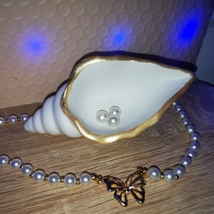 Kagyló kerámia  - művészet - szobor - kerámia - Meska.hu