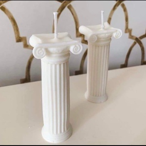 Görög oszlop gyertya + kerámia - otthon & életmód - gyertya, illat, aroma - gyertya - Meska.hu