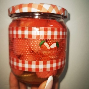 Eper lekvár gyertya - otthon & életmód - gyertya, illat, aroma - gyertya - Meska.hu