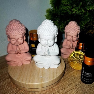 Buddha Aromakő + illóolaj, Művészet, Szobor, Kerámia, Festett tárgyak, Kerámia, MESKA