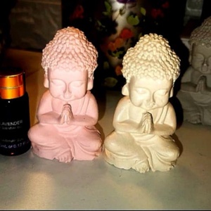 Buddha Aromakő + illóolaj - művészet - szobor - kerámia - Meska.hu