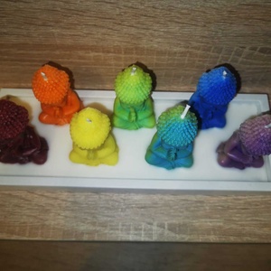 Aromaterápiás 7 csakra Buddha összeállítás - otthon & életmód - gyertya, illat, aroma - aromalámpa - Meska.hu