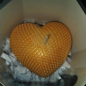Egyedi Szív gyertya - otthon & életmód - gyertya, illat, aroma - aromalámpa - Meska.hu