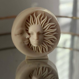 Hold-Nap gyertya, Otthon & Életmód, Gyertya, illat, aroma, Gyertya, Gyertya-, mécseskészítés, Festészet, MESKA