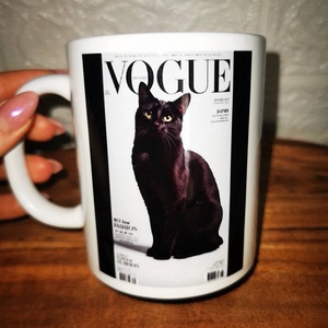 Vogue macska bögre, Otthon & Életmód, Konyhafelszerelés, tálalás, Tálalás, Bögre & Csésze, Kerámia, Mindenmás, MESKA