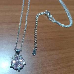 Ezüst Cirkónia Cseresznyevirág nyaklánc - ékszer - nyaklánc - medálos nyaklánc - Meska.hu