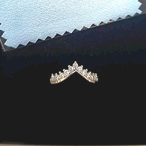 Ezüst cirkónia köves gyűrű - ékszer - gyűrű - többköves gyűrű - Meska.hu