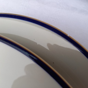 Zsolnay porcelán_6 személyes koronás, pajzspecsétes étkészlet - otthon & életmód - konyhafelszerelés, tálalás - tálalás - tányér & étkészlet - Meska.hu