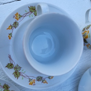 Alföldi porcelán_kávéskészlet ritka dekorral - otthon & életmód - konyhafelszerelés, tálalás - tálalás - teás- és kávés pohár, készlet - Meska.hu