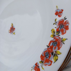 Alföldi porcelán_vadrózsás tányérkészlet - otthon & életmód - konyhafelszerelés, tálalás - tálalás - tányér & étkészlet - Meska.hu