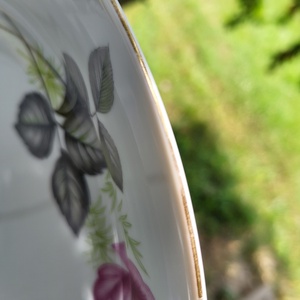 Alföldi porcelán_Bazsarózsás süteményes tál - otthon & életmód - konyhafelszerelés, tálalás - tálalás - tányér & étkészlet - Meska.hu