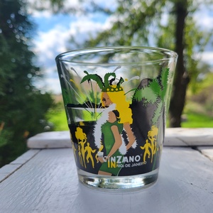 Limitált kiadású, ritka Cinzano Rio de Janeiro pohár gyűjtőknek, Otthon & Életmód, Konyhafelszerelés, tálalás, Tálalás, Pohár, , MESKA