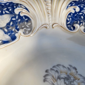 Antik, Waldershof Bavaria német porcelán, nagyméretű kínálótál - otthon & életmód - konyhafelszerelés, tálalás - tálalás - tányér & étkészlet - Meska.hu