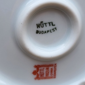 Antik, szecessziós Hüttl Tivadar kávéskanna - otthon & életmód - konyhafelszerelés, tálalás - tálalás - teás- és kávés pohár, készlet - Meska.hu
