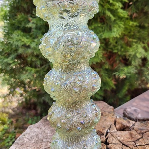 Vintage, Oberglass Austria Hobnail üvegváza 1960-as évek, Otthon & Életmód, Dekoráció, Virágdísz és tartó, Váza, , MESKA