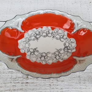 Vintage, régi, Oscar Schlegelmilch porcelán kínáló tál, Otthon & Életmód, Konyhafelszerelés, tálalás, Tálalás, Kínálótál, , MESKA