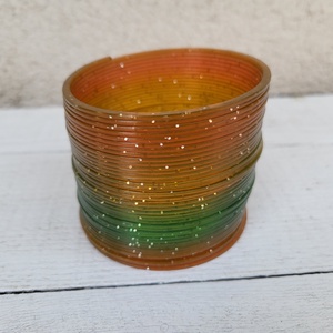 Vintage, retro csillámos Slinky rugós játék - játék & sport - készségfejlesztő és logikai játék - logikai játékok - Meska.hu